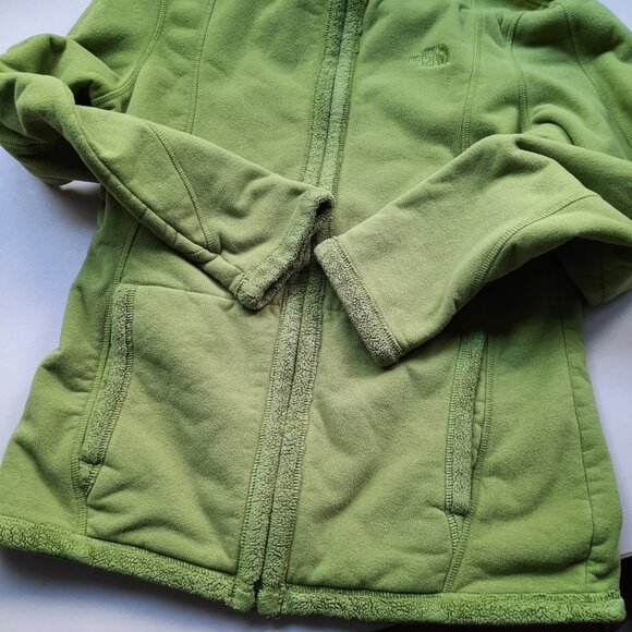 The North Face Jacket Womens Medium Green Full Zip Fleece Hiking Spring Outdoor - Picture 8 of 11